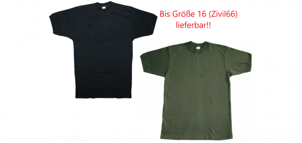 original Bundeswehr Unterhemd Leo Köhler BW T-Shirt Übergröße oliv schwarz 12-16